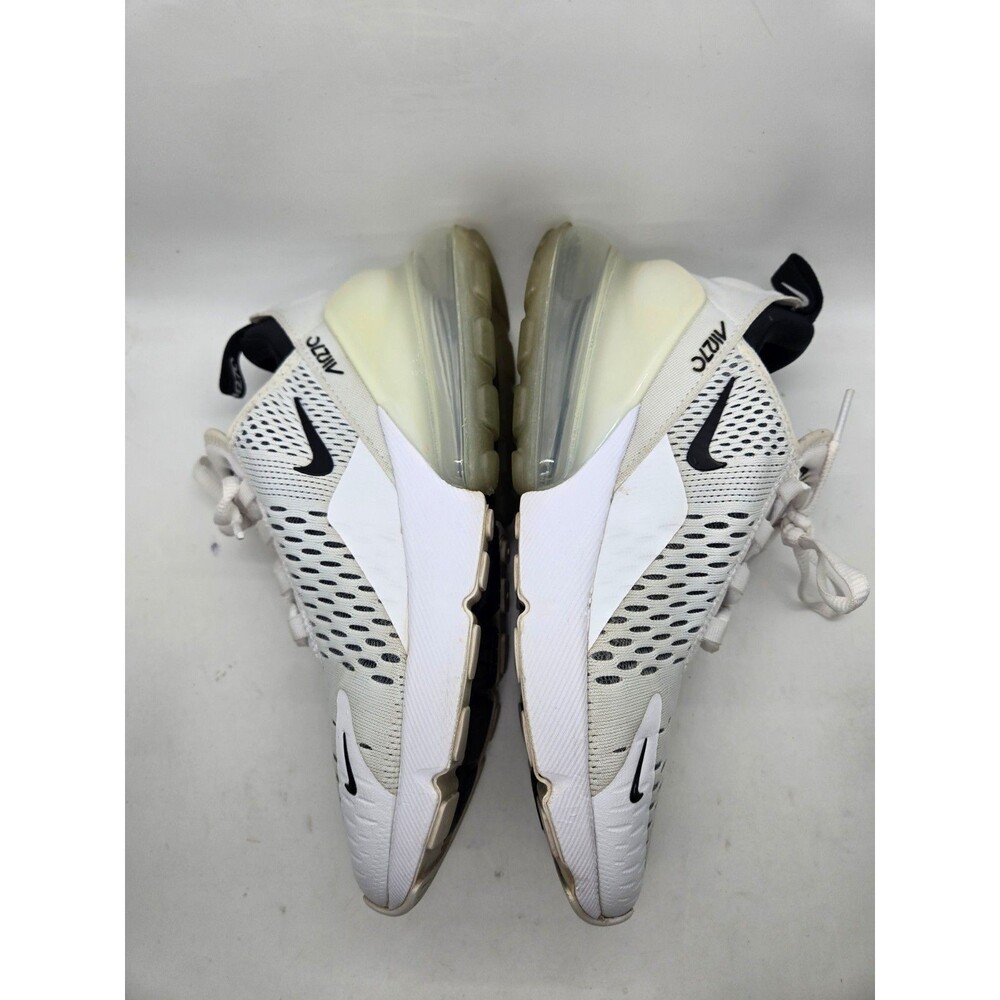 Nike Air Max 270 Shoes Womens 6.5 Triple White Athletic Running Workout Sneakers - Picture 6 of 8